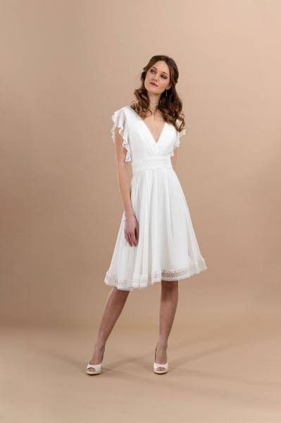 ROBE DE MARIEE AMUSER NOUVELLE COLLECTION EGLANTINE 2022 n2